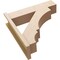 Ekena Millwork 7 1/2-in W x 28-in D x 28-in H Balboa Block Rough Cedar Woodgrain TimberThane Outlooker, Primed Tan OUTUR075X28X28BOA44RCPR - alternate 5